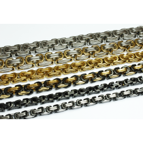 Byzantiner Königskette Halskette Armband Panzerkette Edelstahl silber gold schwarz 19 - 70cm