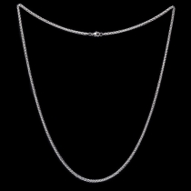 Dreifach Zopfkette Edelstahl 3 mm 23 cm Kette