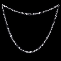 Ankerkette flach 2 mm 95 cm Kette