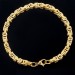 Byzantiner Kette Edelstahl gold 6,5 mm 26 cm Armband