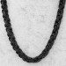 Byzantiner Königskette Armband Panzerkette Edelstahl Farbe schwarz